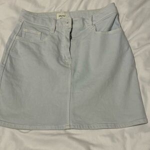 Light Blue Denim Aritzia Skirt